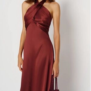 Reformation Veria Silk Dress